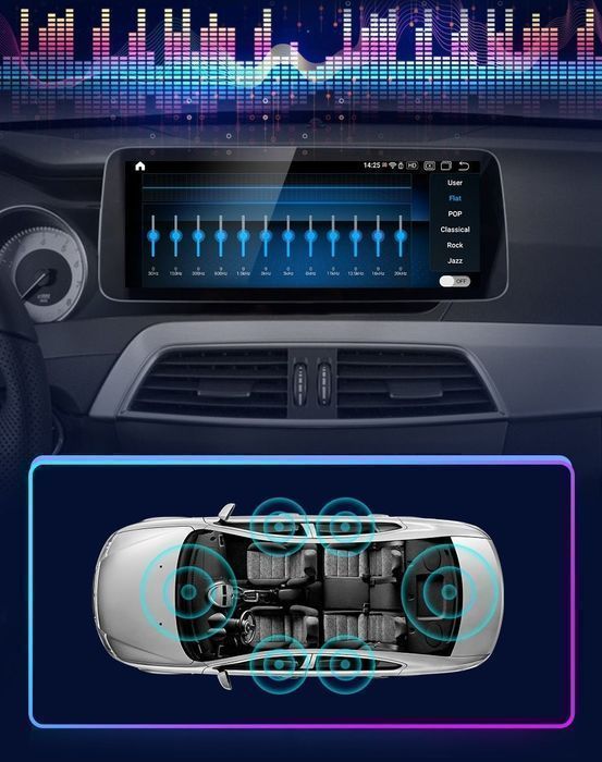 Ekran Radio Android Auto CarPlay Navi Mercedes C W204 Ekran 10.25" PL