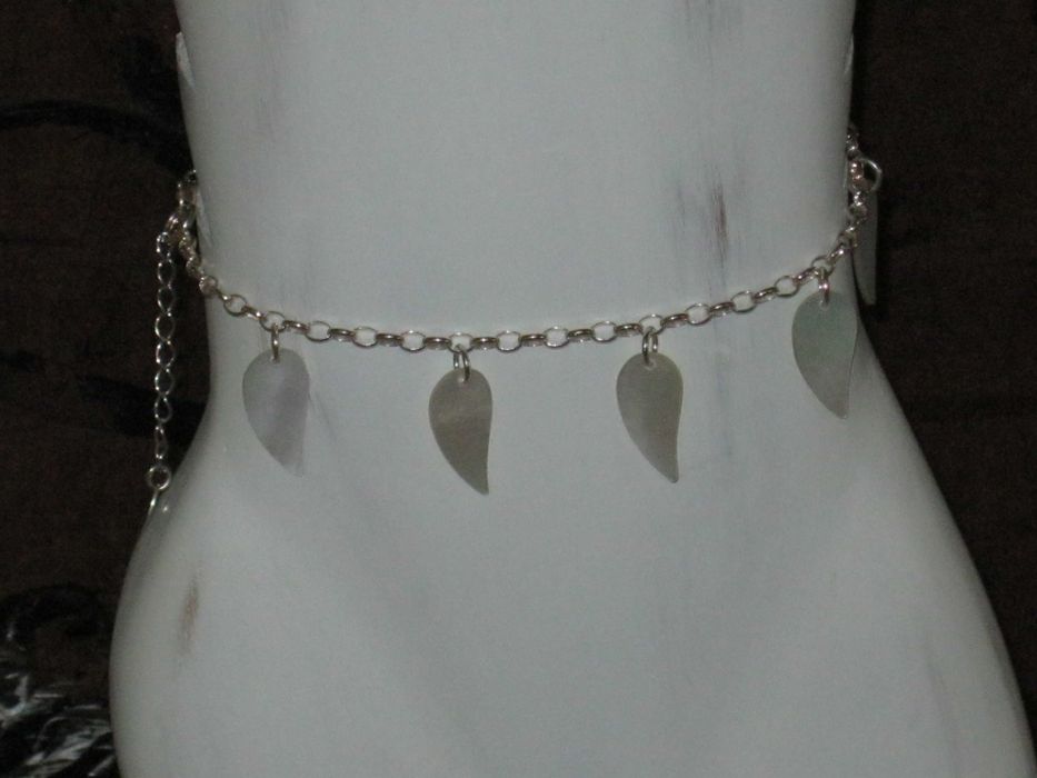 Pulseira Perna em Prata de lei Maciça 925`/..