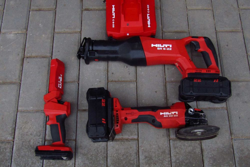 Zestaw Hilti Szlifierka AG 6D-22 LIS SR 6-22 Latarka Nuron
