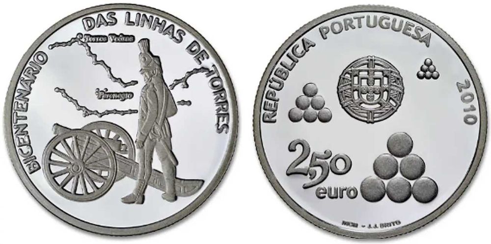 Moedas de 2,5 € (imagens ilustrativas retiradas da net)