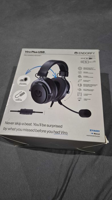 NOWE Słuchawki Endorfy Viro Plus USB (EY1A001)