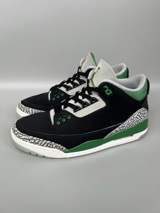 Оригінальні Кросівки Nike Air Jordan 3 Retro OG “Pine Green Black  White” 44р.28см
