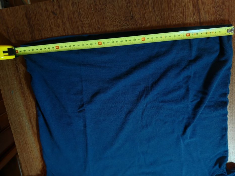 Polo Kappa azul Marinho com riscas fuscia