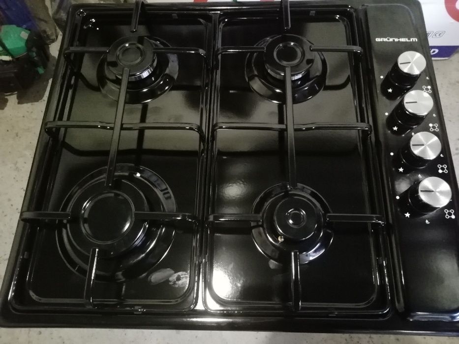 Газовая варочная поверхность GRUNHELM GPG 4101 BF, газконтроль