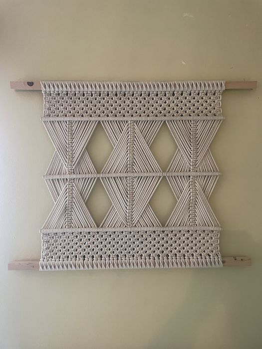 Macramé 68x90cm handmade