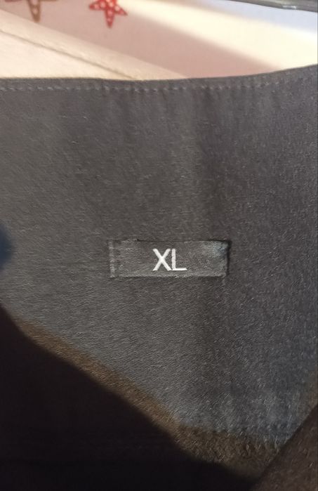 Czarne eleganckie spodnie XL