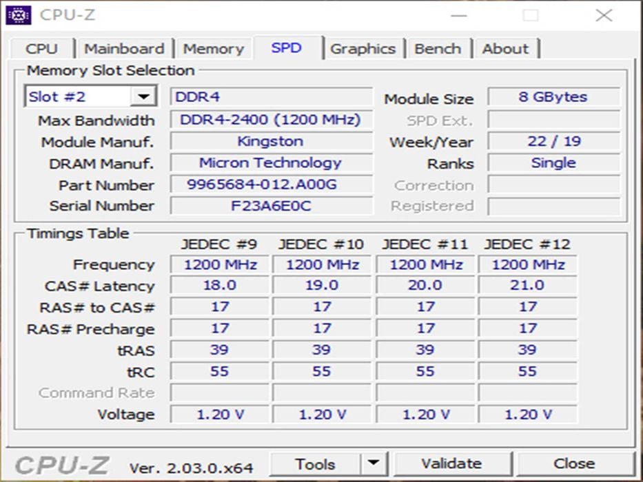 DDR4 8GB KingSton 2400 -Komputer