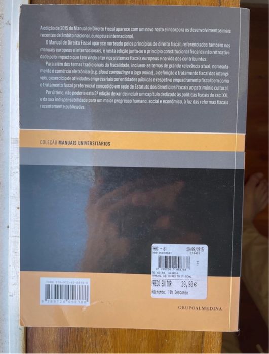 Livro “Manual de Direito Fiscal”