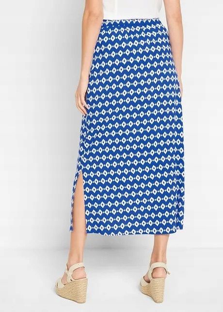 B.P.C spódnica midi z nadrukiem 40.