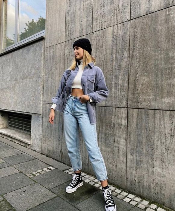 Вельветова тепла оверсайз сорочка ZARA