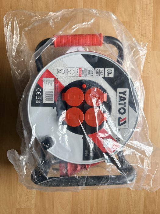 Przedłużacz 50m bębnowy Yato YT-8108