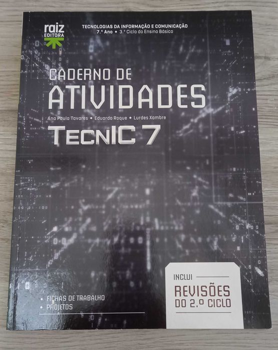 2 cadernos de atividades TIC - 7.º ano (NOVOS)