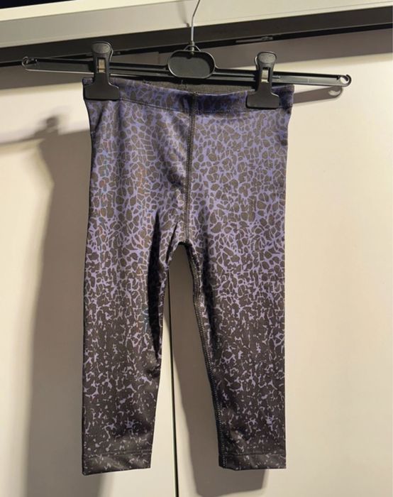 Leginsy w panterke dla dziewczynki 104/110