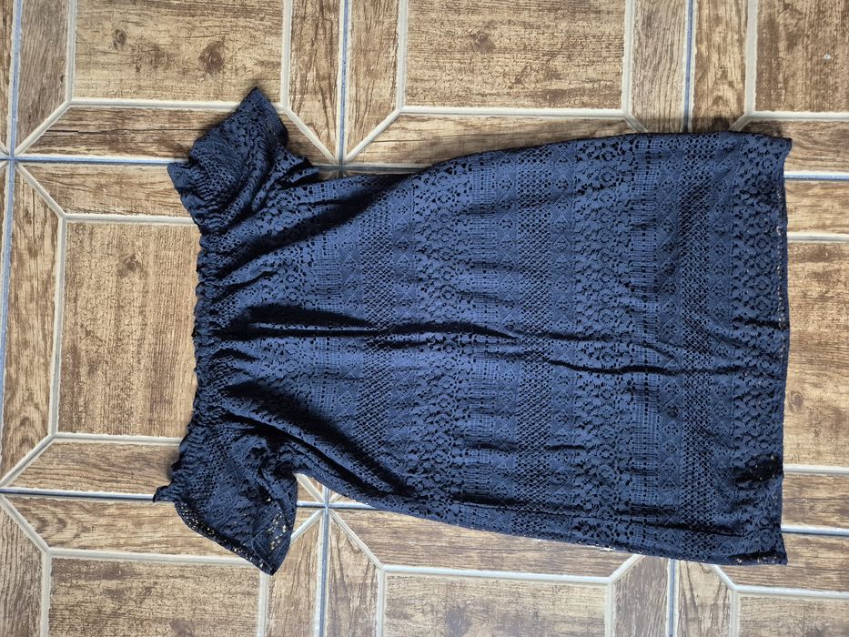 Sukienka czarna mini hiszpanka