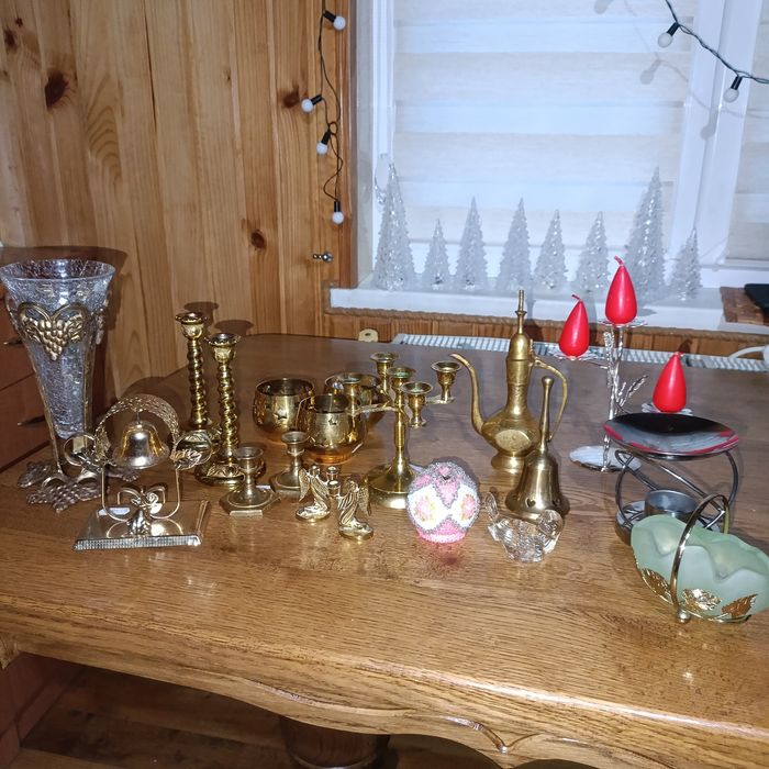Латунні вироби Ступка Ваза Кувшин Глечик Чайник Дзвінок Підсвічник