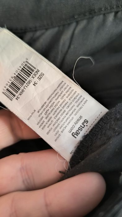 Штаны карго стрейчевые ,черного цвета, размер 34