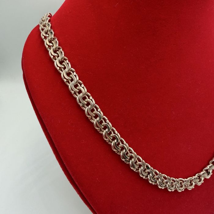 Złoty łańcuszek męski • Splot Garibaldi • HALOgsm biżuteria używana