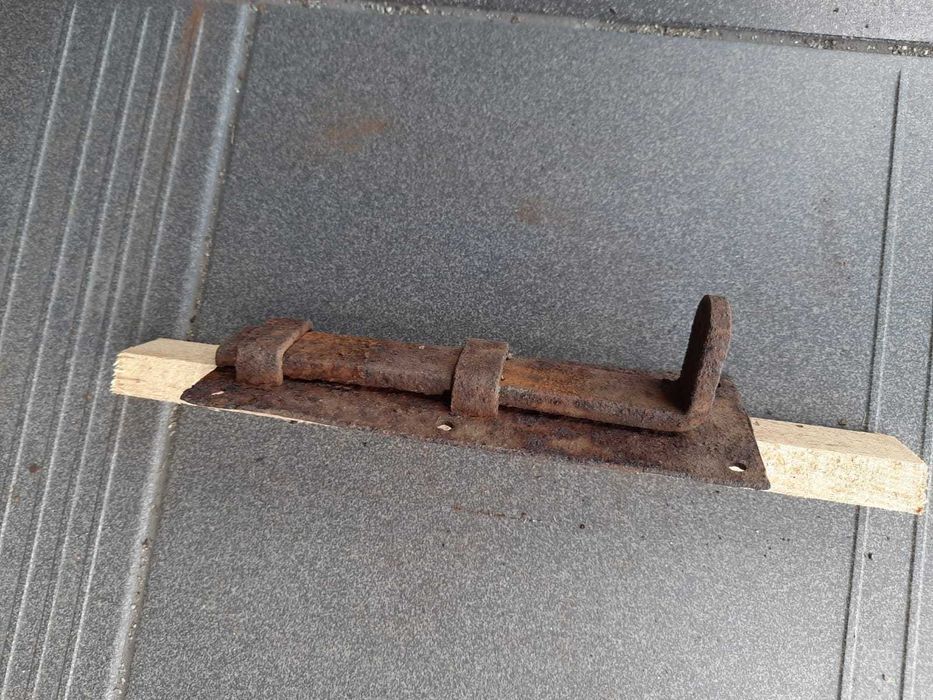 zasuwa do furtki, drzwi, bramy, ręcznie wykonana