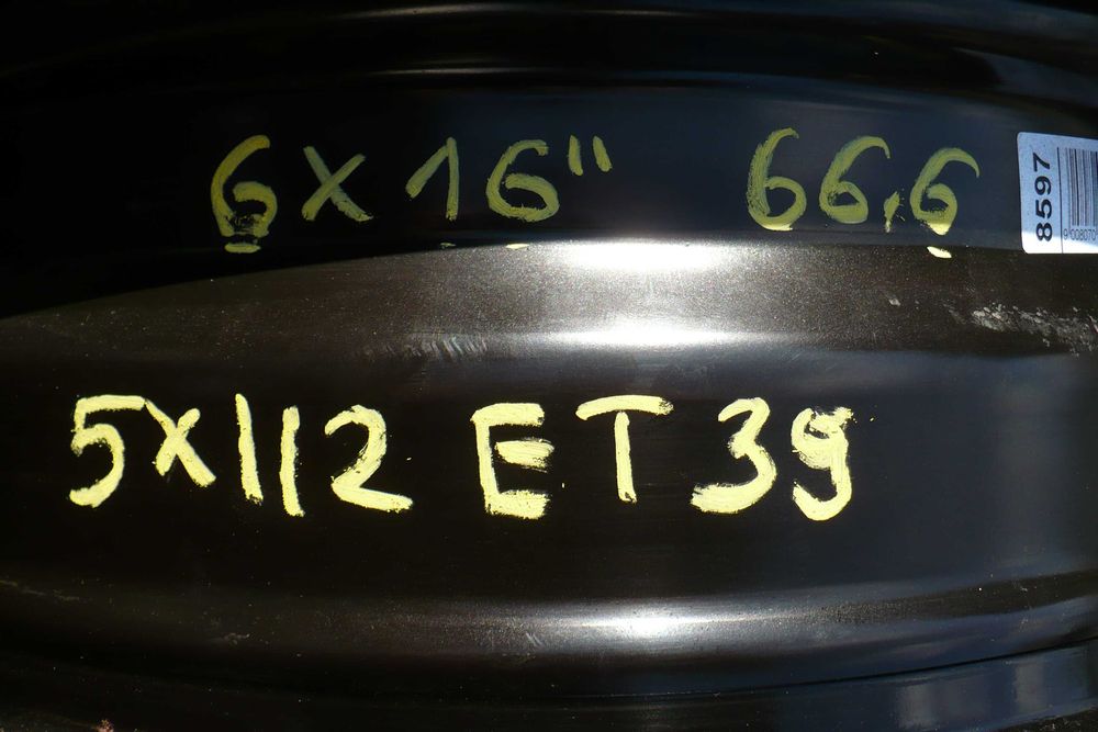 Felgi Stalowe 5X112 6JX16" ET39 Mercedes Oryginał Komplet