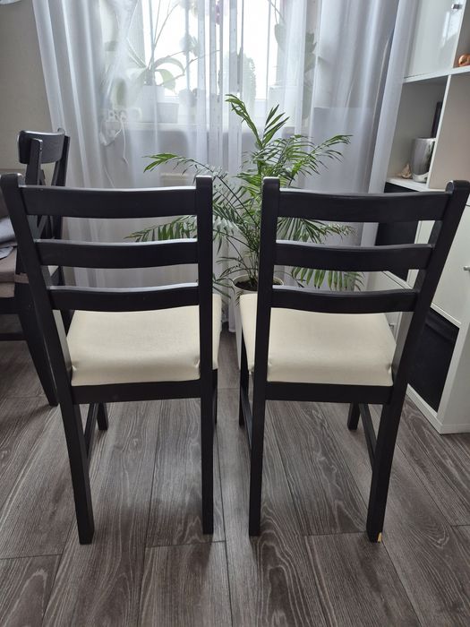 Krzesło krzesła Lerhamn Ikea 2 szt. 50 zł