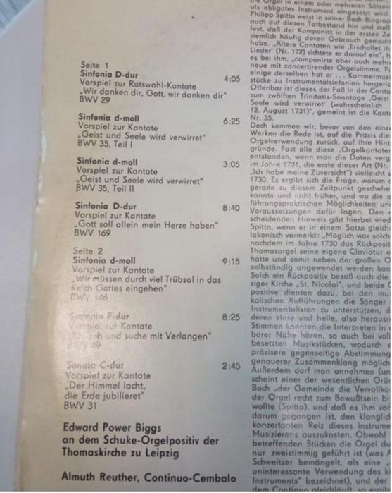 2 шт Bach та П.Сиполниекс, Л.Дайне платівки