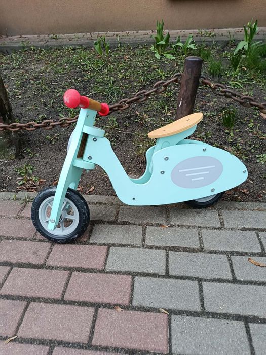 Rowerek biegowy drewniany