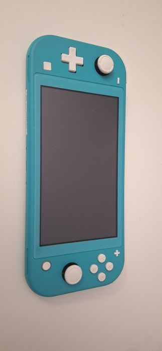 Nintendo Switch Lite azul com bolsa e capa de protecção