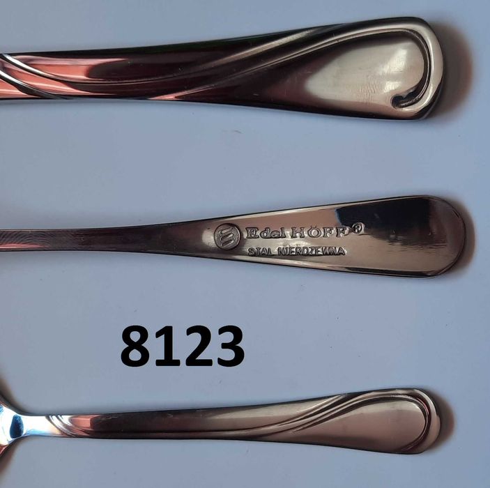 Sztućce z połyskiem 72szt. Zestaw sztućców na 12 osób,komplet obiadowy