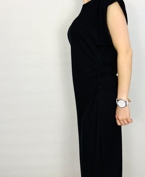 Czarna midi sukienka  XL 42 H&M