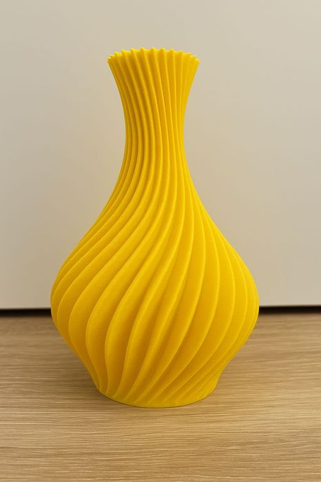 Vaso em espiral minimalista- 15cm