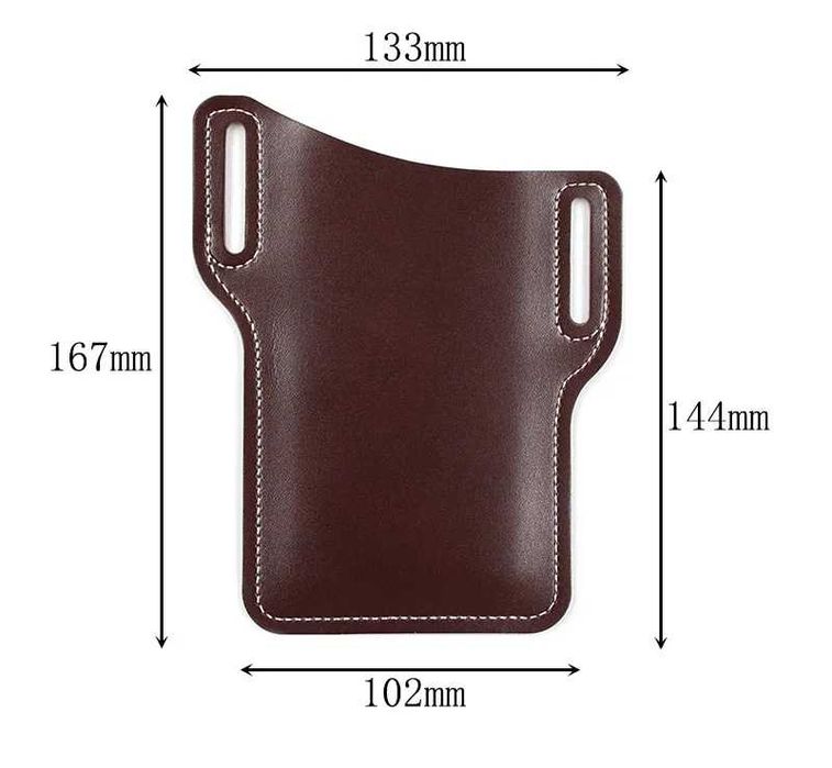 Futerał kabura na telefony komórkowe do paska.