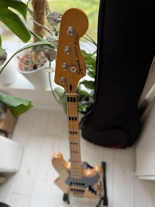 Gitara Basowa Squier Classic Vibe 70s Jazz Bass MN NAT + gigbag Fender FB610 Electric Bass