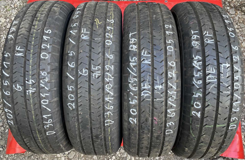 4szt. opony letnie 205/65R15 99T Uniroyal RainMax