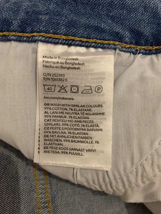 Spodenki damskie dżinsowe H&M, r.38
