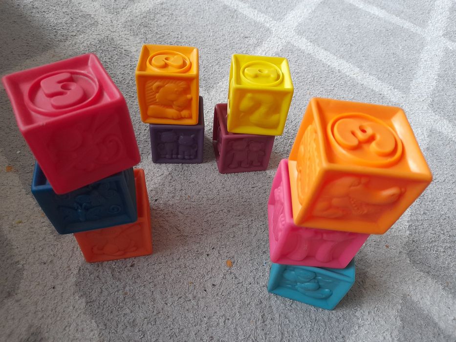 Klocki miękkie gryzaki b toys