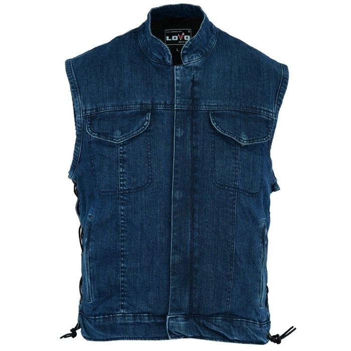 Жилет джинсовий байкерський 5XL