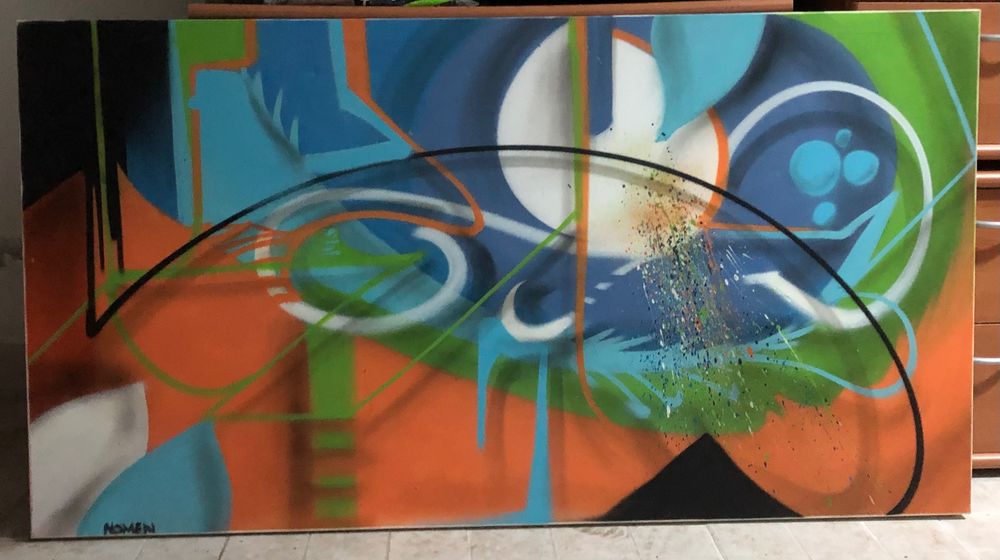 Quadros/Telas pintadas a spray