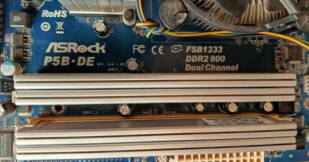 Płyta główna P5B-DE procesor Q9550 i pamięć 8GB DDR2