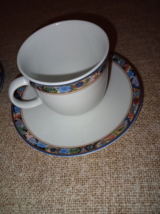 Piękny, radosny zestaw do kawy mokka Bavaria