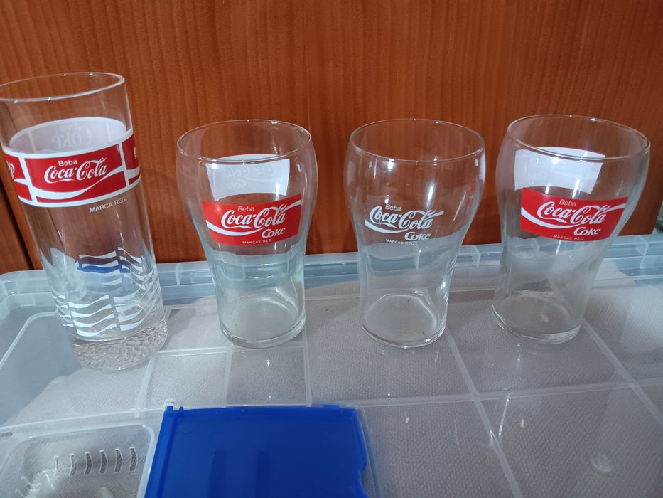 Coleção copos de bebidas