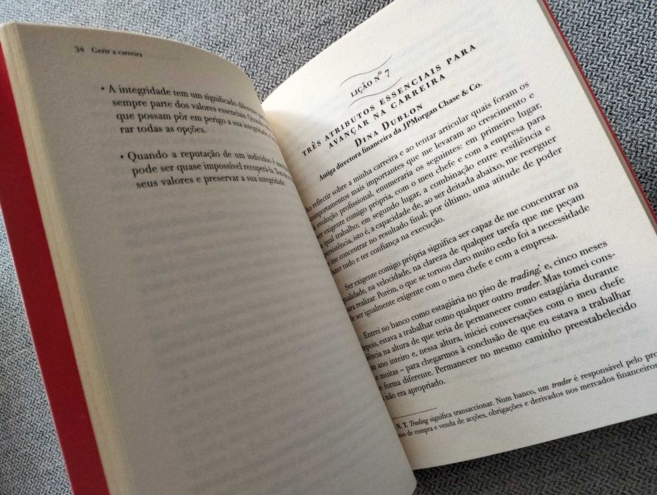 Livro "Gerir a carreira" de Lessons Learned