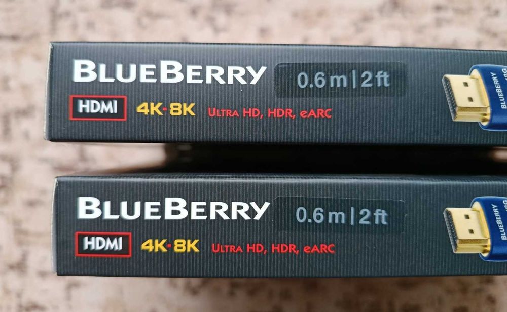 Кабель HDMI AUDIOQUEST hd 0.6m 18G HDMI BlueBerry