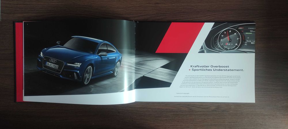 Prospekt Audi RS7 4G