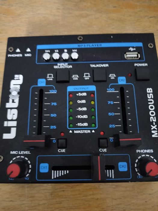 Mixer usb dla dj.a dwukanalowy ładny