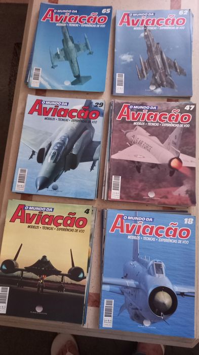 Vendo 77 fascículos  do Mundo da Aviação