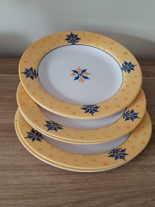 Talerze deserowe Luminarc rzadki wzór  6 szt