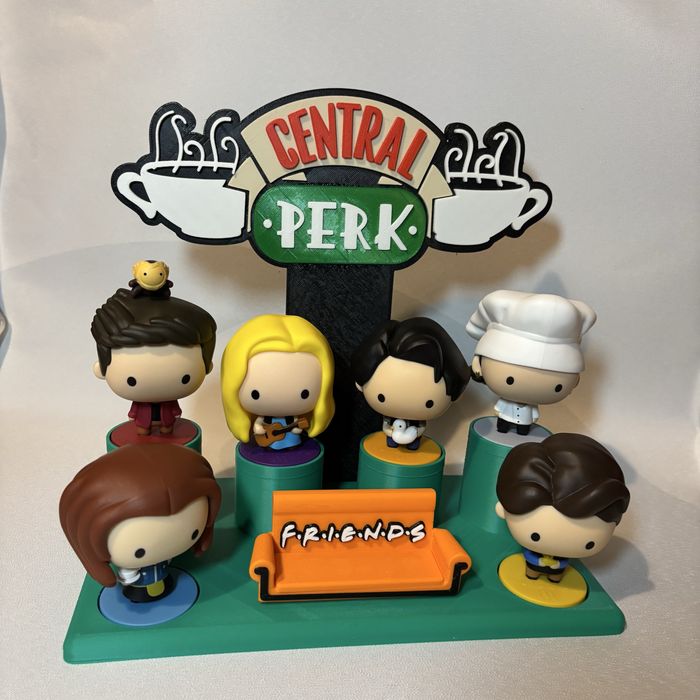 Expositor para bonecos Friends x McDonalds