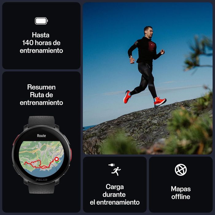 Polar Vantage V3 Relógio GPS Monitor Cardíaco Como NOVO