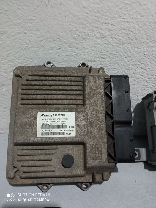 Conjunto de imobilizador Fiat Punto 1.3 MultiJet 75 cv de 2005 a 2012
