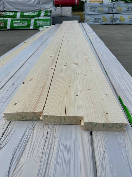 Deska Stropopodłoga Świerk 40x146mm AB